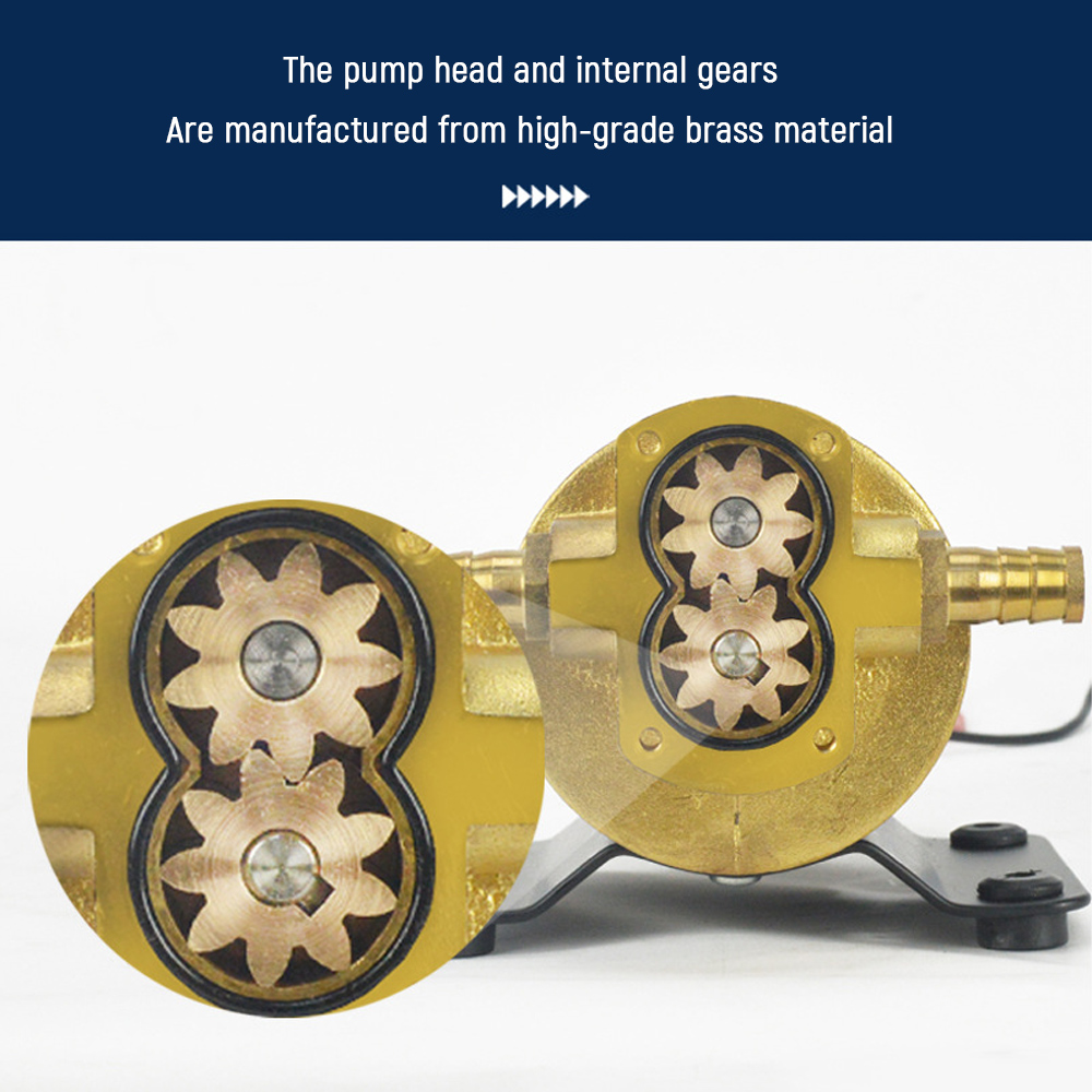 Gear Oil Pump 12V 24V Electric - đánh giá và giá Mini Peristaltic Pump 12V