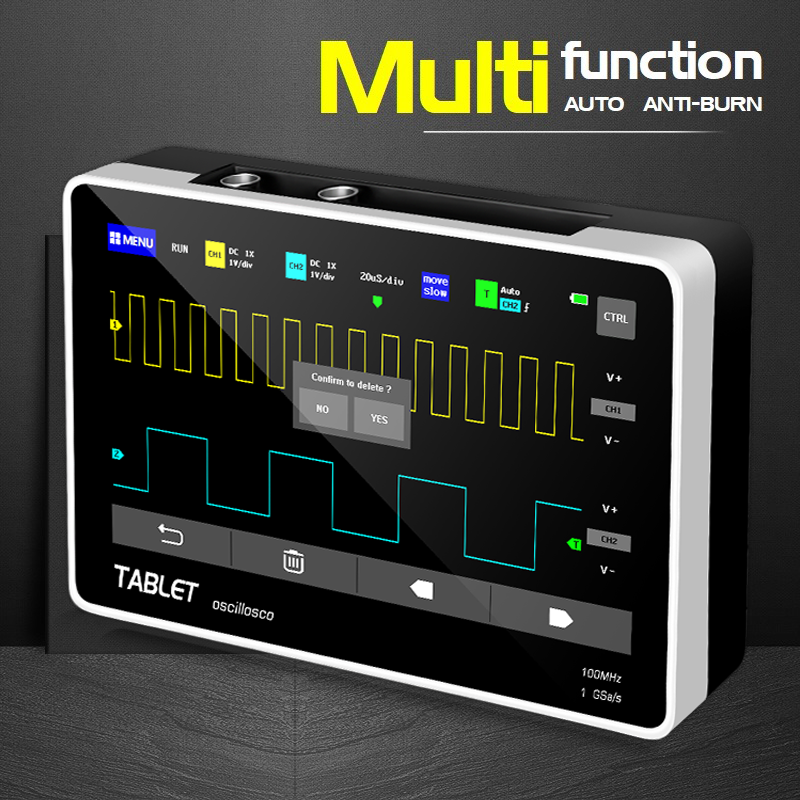 FNIRSI 1013D Dual Channel Tabl - đánh giá và giá Fnirsi Digital Oscilloscope Handheld