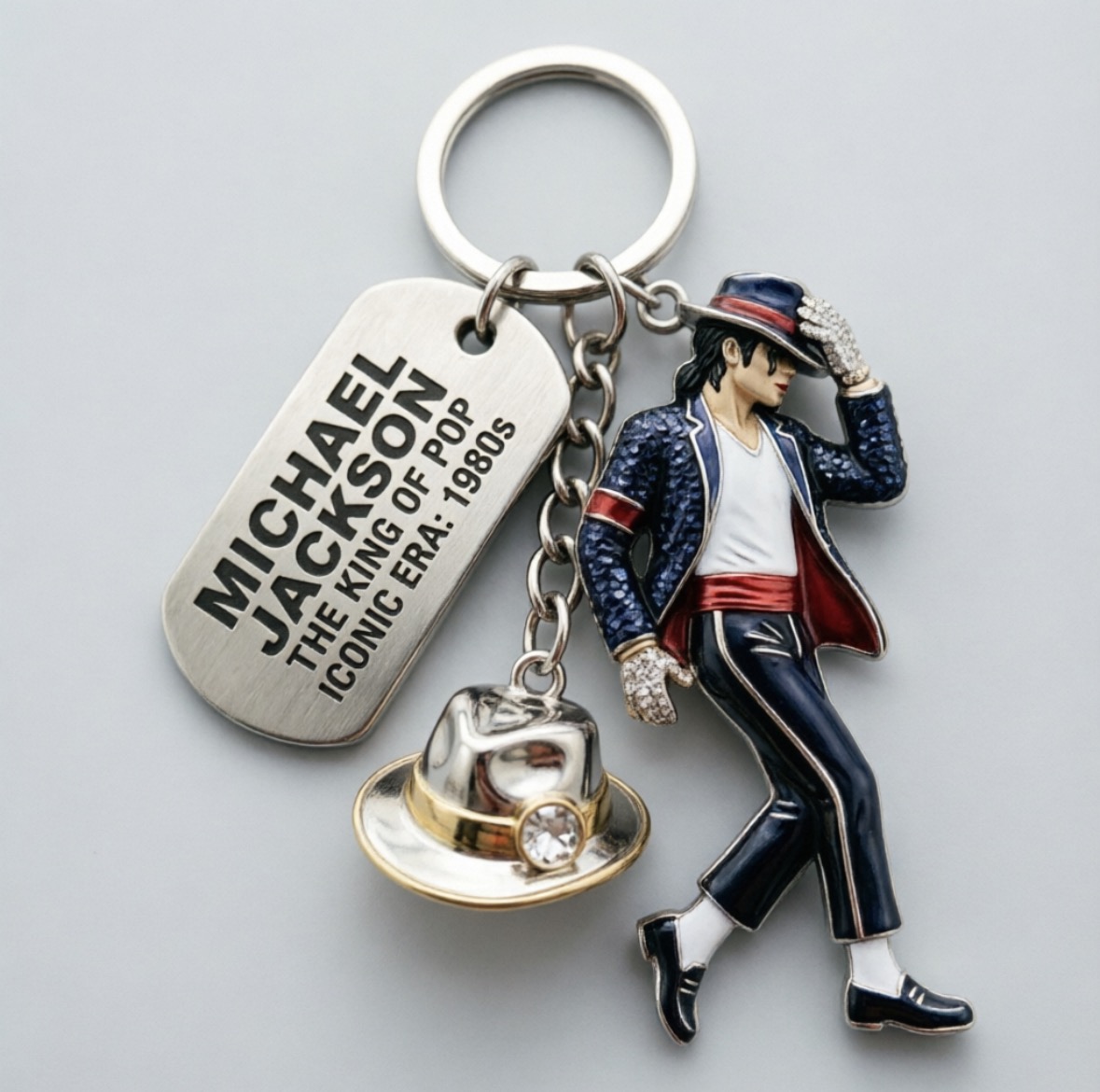 Michael Jackson Keychain Backp - đánh giá và giá Packaging